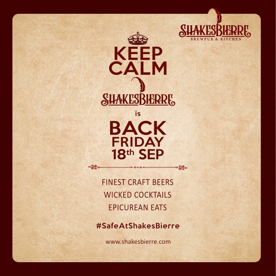 ShakesBierre Microbrewery Social Media &amp; Events Designs Image 5